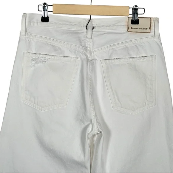 CITIZENS of HUMANITY Lyra Wide Leg Crop High Rise Jeans in White